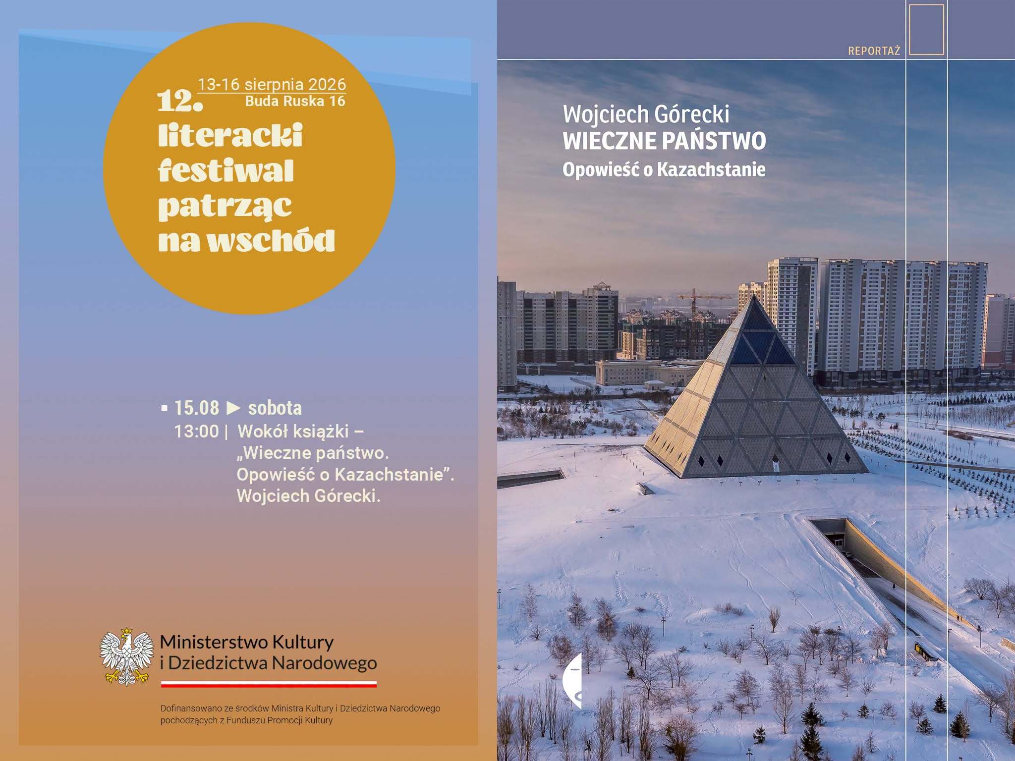 „Kazachstan – państwo na rozdrożu” – spotkanie z Wojciechem Góreckim wokół książki „Wieczne państwo”