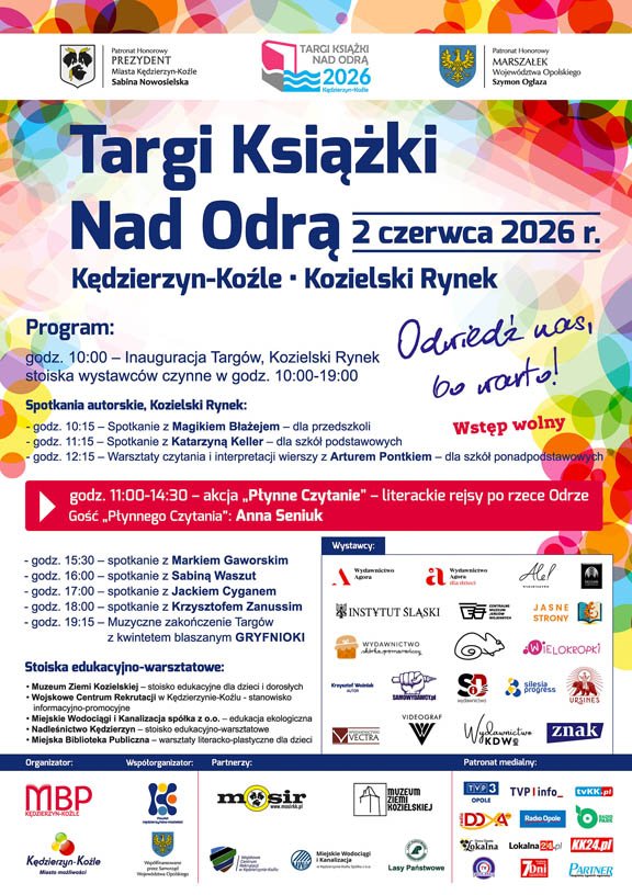 VIII Targi Książki Nad Odrą 2026 – Kędzierzyn-Koźle