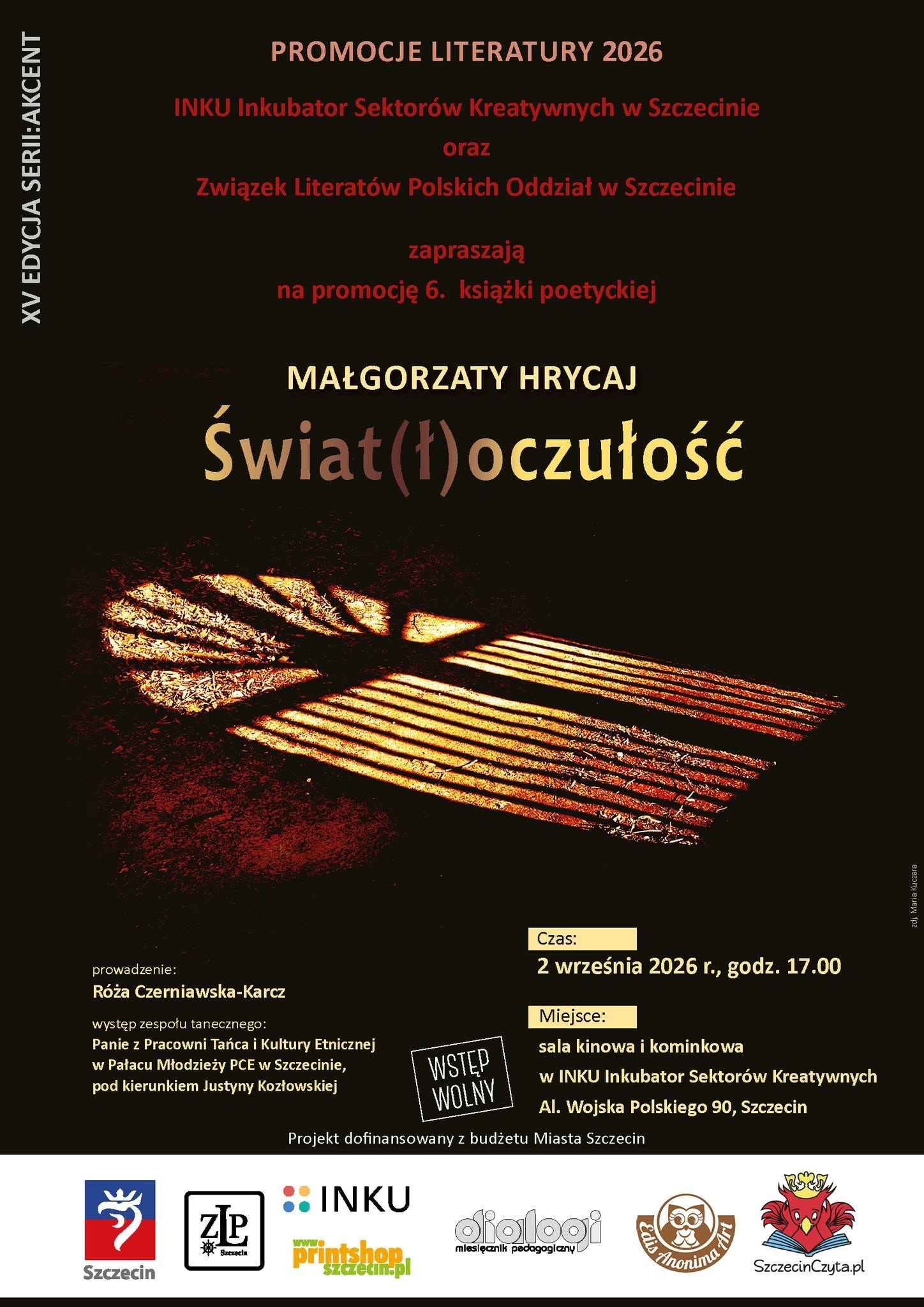 „Świat(ł)oczułość” – Wieczór z poezją Małgorzaty Hrycaj