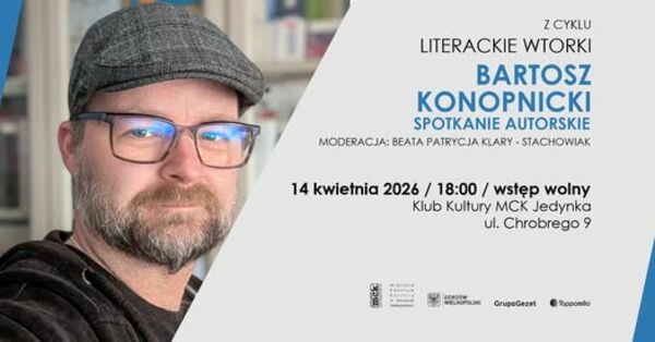 Zdjęcie spotkania: Światłem i słowem – spotkanie z Bartoszem Konopnickim