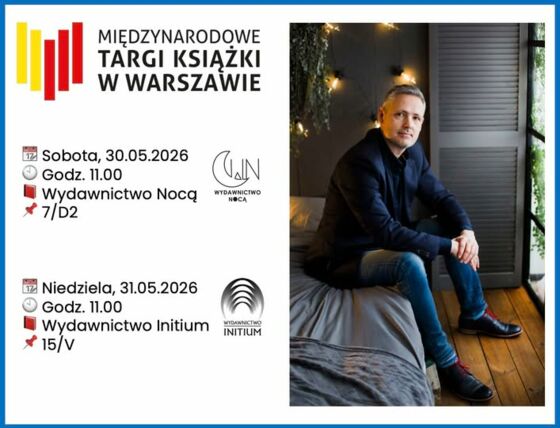 Zdjęcie spotkania: Dwa dni z mistrzem kryminalnego napięcia – Krzysztof Jóźwik na Targach Książki w Warszawie