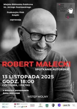 Zdjęcie spotkania: Wieczór z mistrzem polskiego kryminału – Robert Małecki