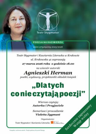 Zdjęcie spotkania: „Dla tych, co nie czytają poezji”- spotkanie autorskie z Agnieszką Herman.