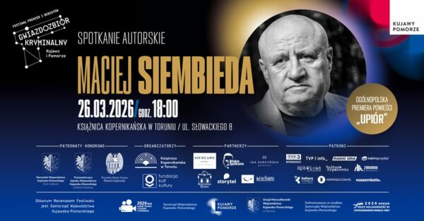 Zdjęcie spotkania: Maciej Siembieda w Toruniu: od gwiazdozbioru po premierę „Upiora”