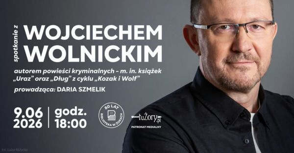 Zdjęcie spotkania: Spotkanie z mroczną naturą człowieka – Wojciech Wolnicki w Żorach
