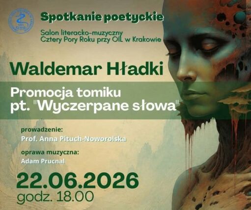 Zdjęcie spotkania: „Wyczerpane słowa, nieskończone znaczenia” – poetycki wieczór z prof. Waldemarem Hładkim