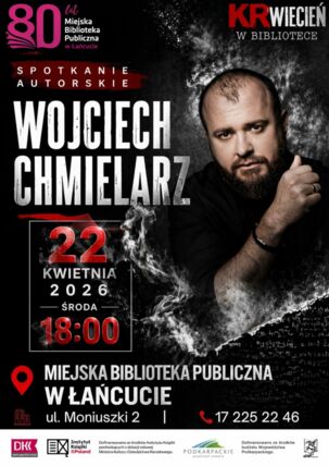 Zdjęcie spotkania: Mistrz Wielkiego Kalibru w Twojej Bibliotece – Spotkanie z Wojciechem Chmielarzem