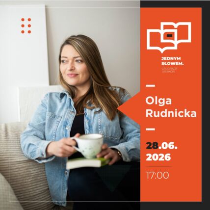Zdjęcie spotkania: „Zbrodnia prawie doskonała i dużo śmiechu” – spotkanie z Olgą Rudnicką