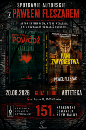 Zdjęcie spotkania: Krakowski Czwartek Kryminalny: Śledztwo z Paulem Fleszarem