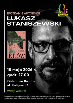 Zdjęcie spotkania: Literatura na dworcu – spotkanie autorskie z Łukaszem Staniszewskim w wyjątkowej scenerii