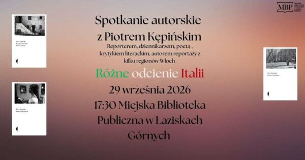Zdjęcie spotkania: „Świat w słowach zapisany" – spotkanie z Piotrem Kępińskim